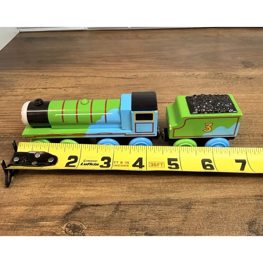 2003 Thomas & Friends 60 Year Edition Wooden Henry Train w/ Tender